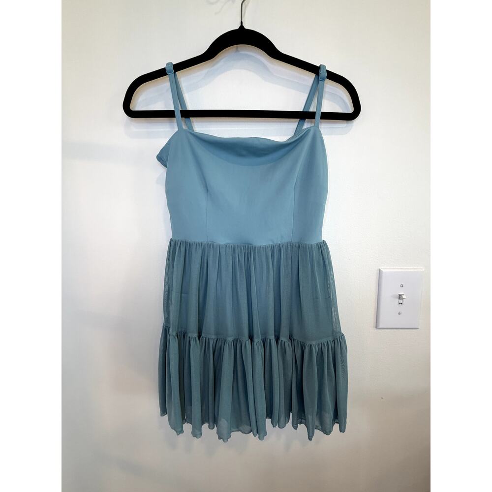 Blogilates Athletic Dress S Blue Builtin Shorts Romper Tennis Pilates Activewear